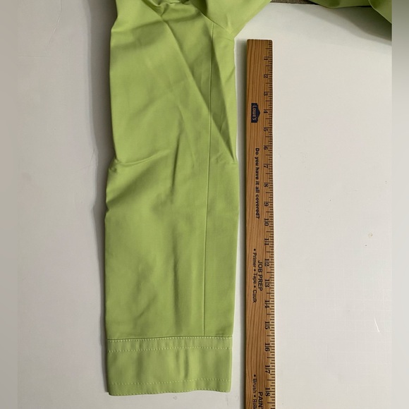 COPY - LOFT ANN TAYLOR Green Rain Spring Trench Coat Women’s Size L - Picture 9 of 14